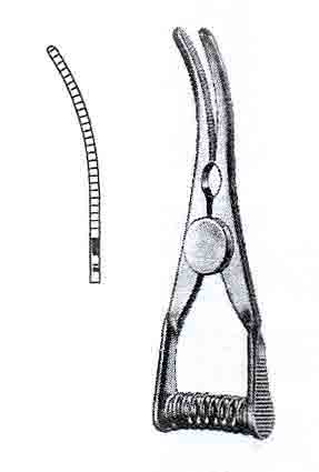BULLDOG KLEMP TİTANYUM ARTERİA MODEL EĞRİ 3CM